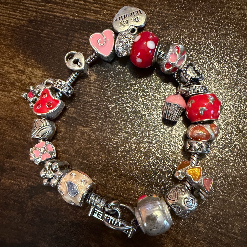 Willabee and Ward February charm bracelet